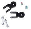 Universal Motorcycle Hip-up Adapter 5cm Vehicle Height Increase M10 Black Left and Right Set with Air Valve for Butt-up Customization