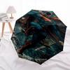 1pc Superman flying Automatic Folding Umbrella - Compact 8-Rib Design, Durable Plastic & Iron1312L