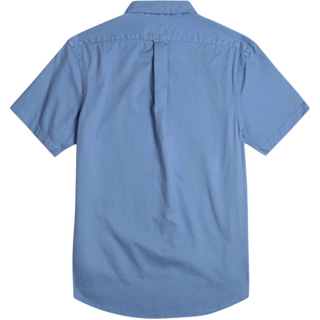 Рубашка поло Ralph Lauren с вышивкой логотипа маленькой лошади, на пуговицах, с коротким рукавом, с воротником на пуговицах, мужская рубашка MNPOWOV1N820045-400