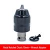 Electric Wrench to Drill Chuck Adapter - Pneumatic Screwdriver & Air Gun Conversion Tool