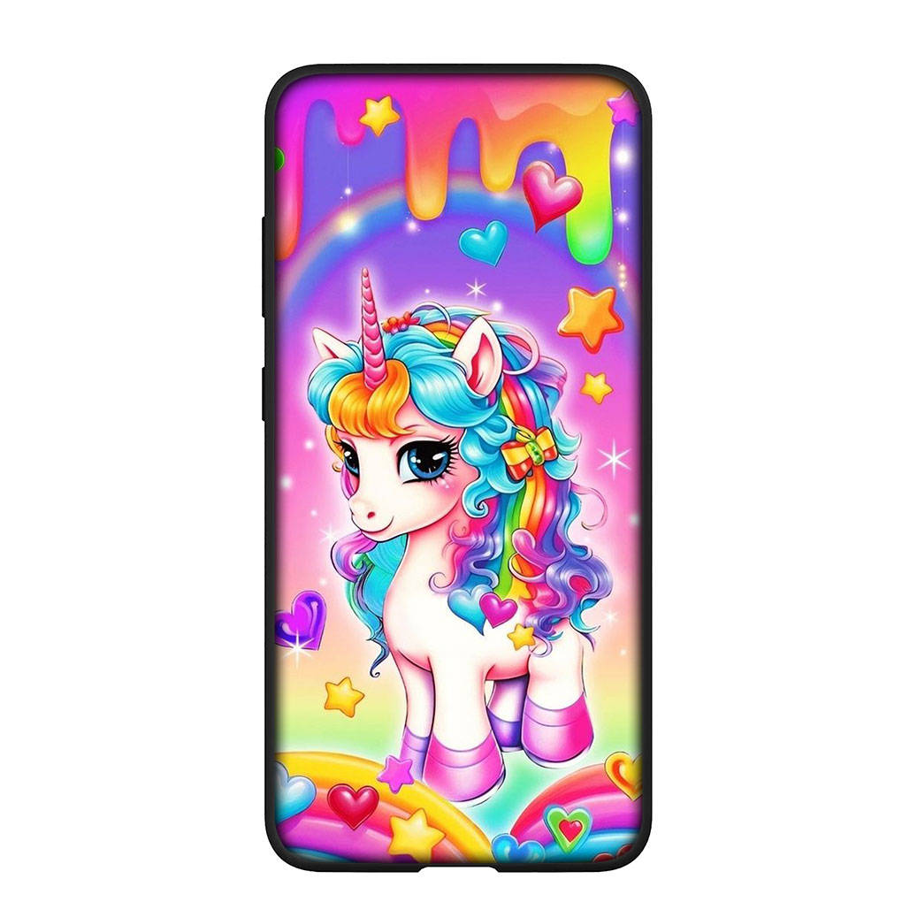 Чехол для телефона Samsung Galaxy S24 S23 iPhone 15 14 Xiaomi Redmi Note 13 12 11 8 10 9 Pro Max X XR OPPO A15 Huawei Lovely Unicorn Horse Cover