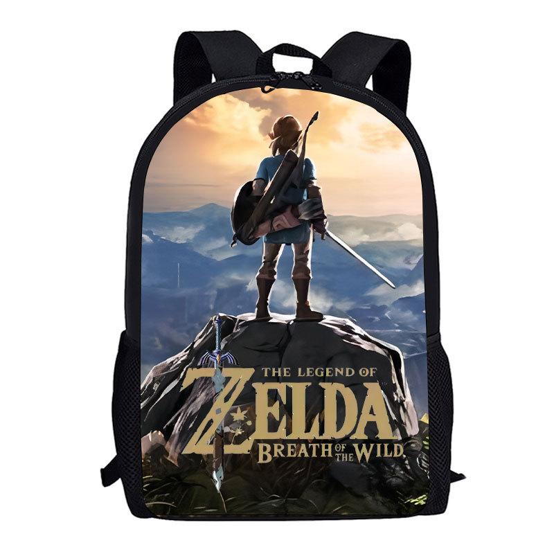 Рюкзак Legend Of Zelda Breath Of The Wild Игровой Школьный Рюкзак для Студентов 3D Печатный Мультяшный Рюкзак