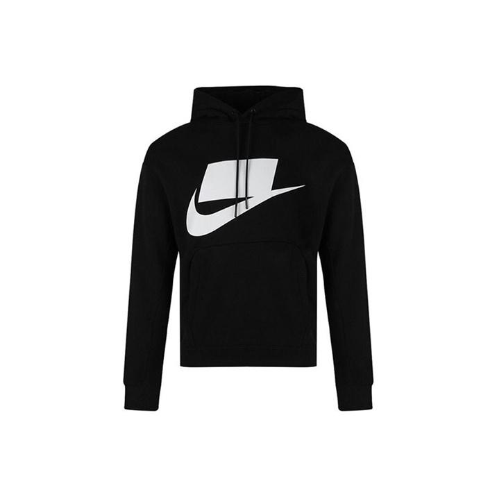 Nike Спортивная одежда Sport Pack Пуловер из французской терри с капюшоном Мужские топы Черный BV4541-010