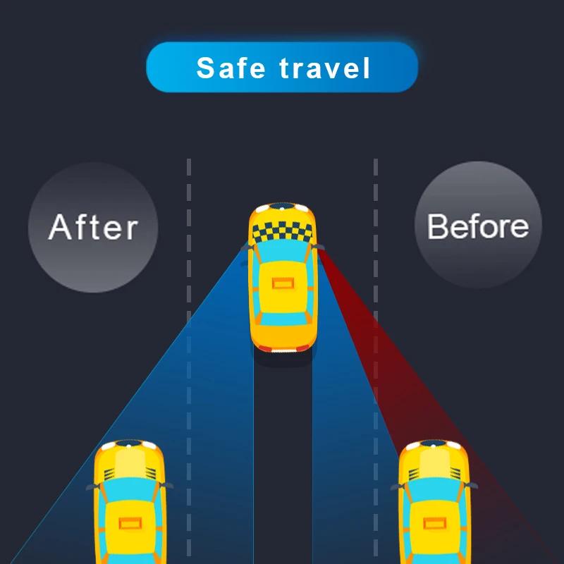 2 шт. вращающееся на 360° автомобильное зеркало для слепых зон круглое регулируемое автомобильное зеркало заднего вида на присоске выпуклое широкоугольное вспомогательное зеркало заднего вида