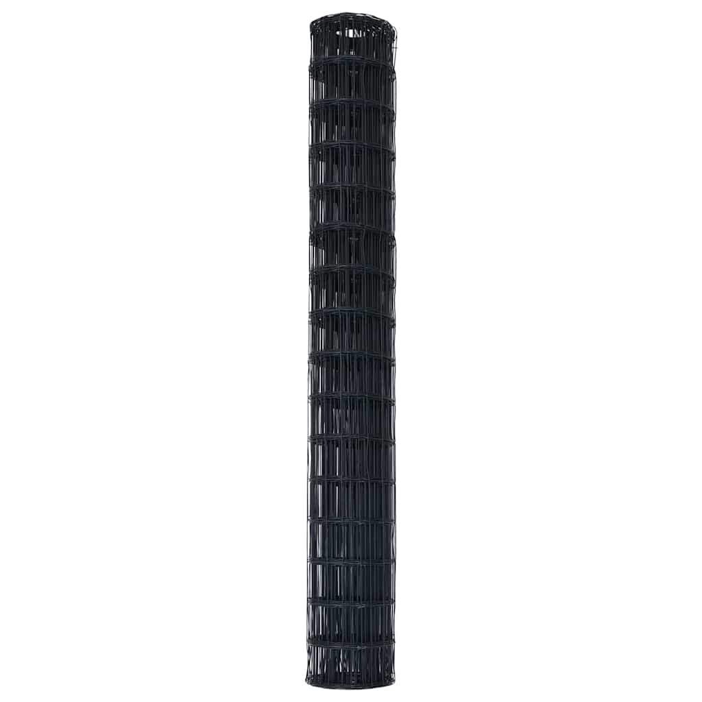 Euro Fence Gray 1.6 x 10 m PVC Coated Iron