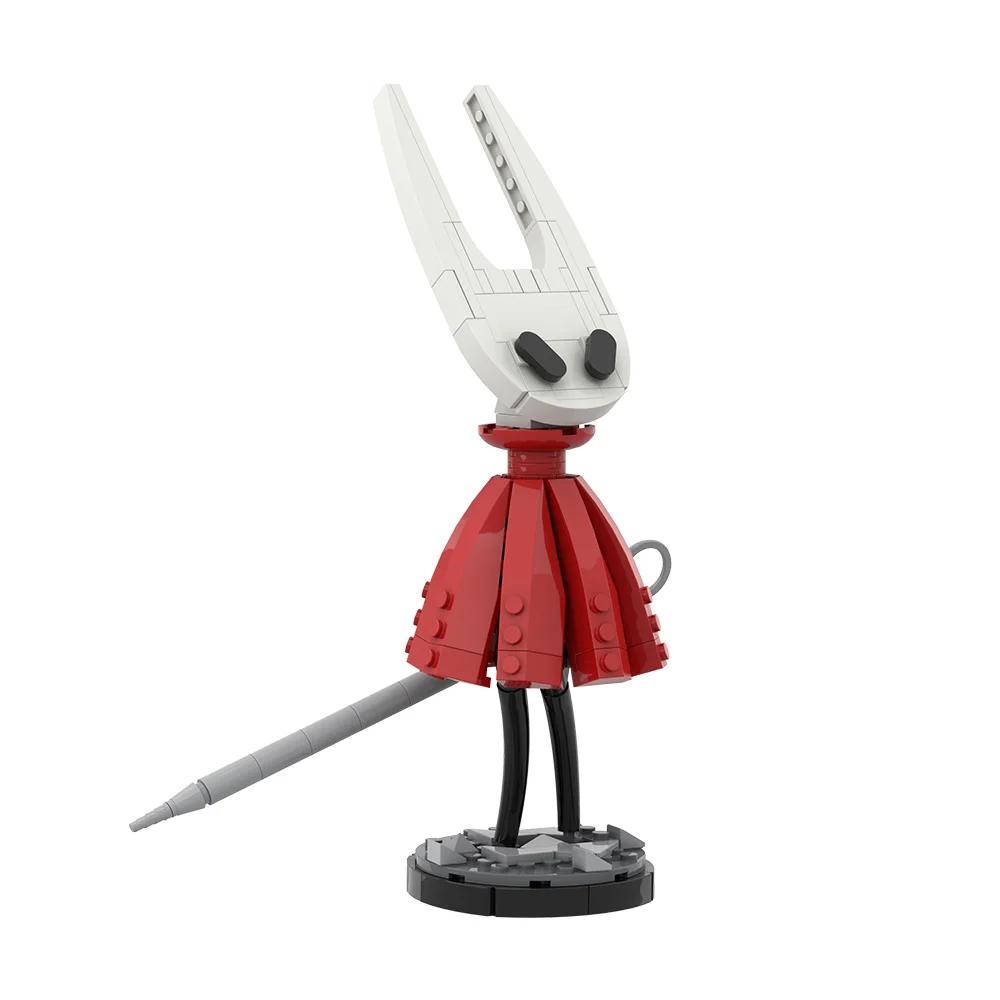 Gobricks MOC Набор строительных блоков Hollow Knight Сцена с уличным фонарем Полые кирпичи Призрачный персонаж для игры Игрушки Подарок