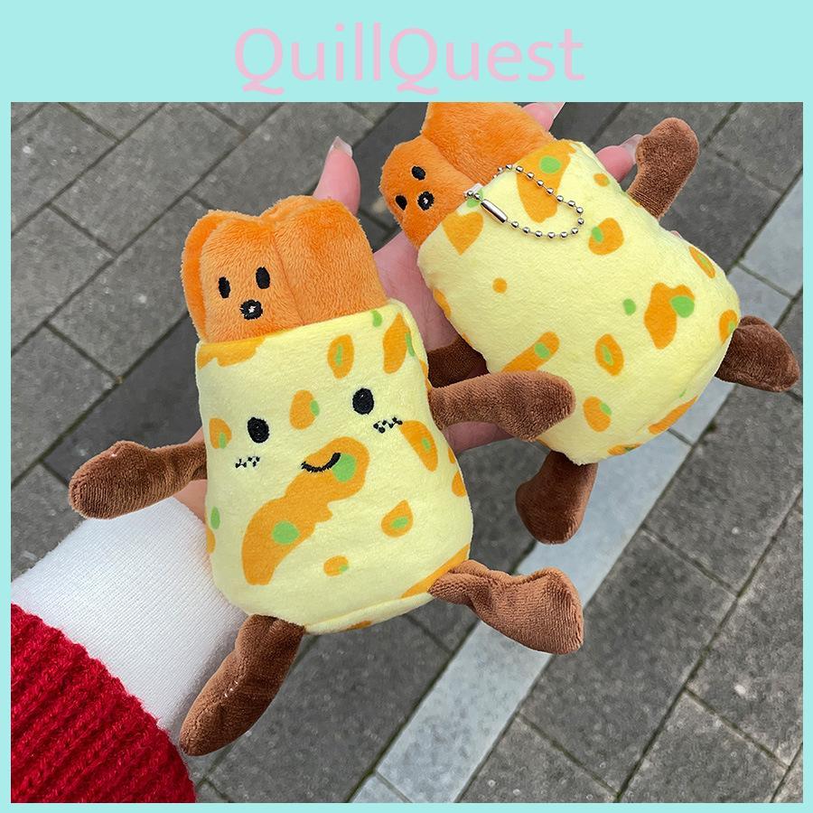 Cute Adorable Pancake Youtiao Plush Doll For Creative Fun Decoration