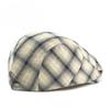 2026 Spring New Plaid Beret Hat for Men Women British Retro Flat Cap Casual Newsboy Hat Versatile Duckbill Cap