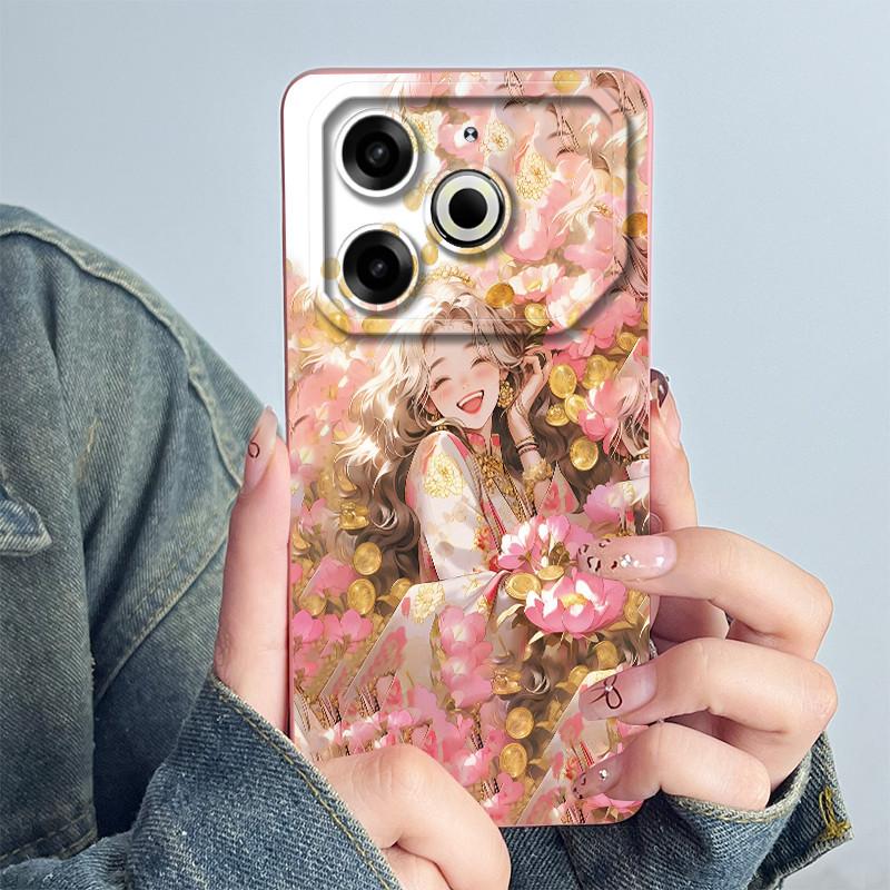 Чехол для телефона Tecno Pova 6 Neo Задняя крышка Pova 6Neo Силиконовый Милый Панда Цветок Мальчики Девочки Мультяшный Корпус Защитный Coque Funda
