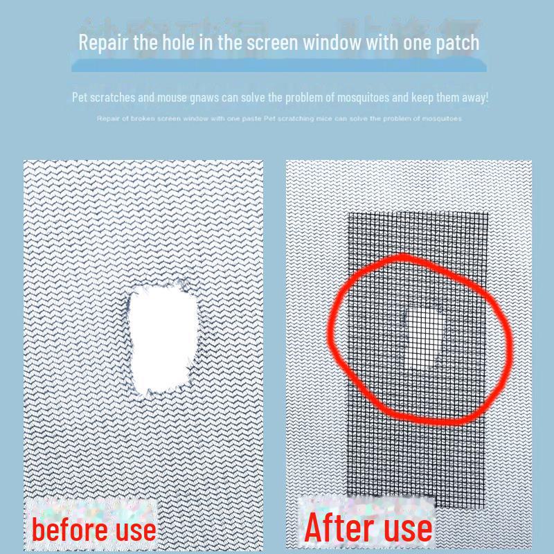Самоклеящиеся заплатки для ремонта оконных и напольных сеток, заплатки для заделывания отверстий в москитных сетках, наклейки на липучках для водостоков