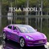Новый 1:32 Tesla Model X Model 3 Model S модель автомобиля из сплава, отлитая под давлением игрушечная машинка, звук и свет, детские подарки для мальчиков