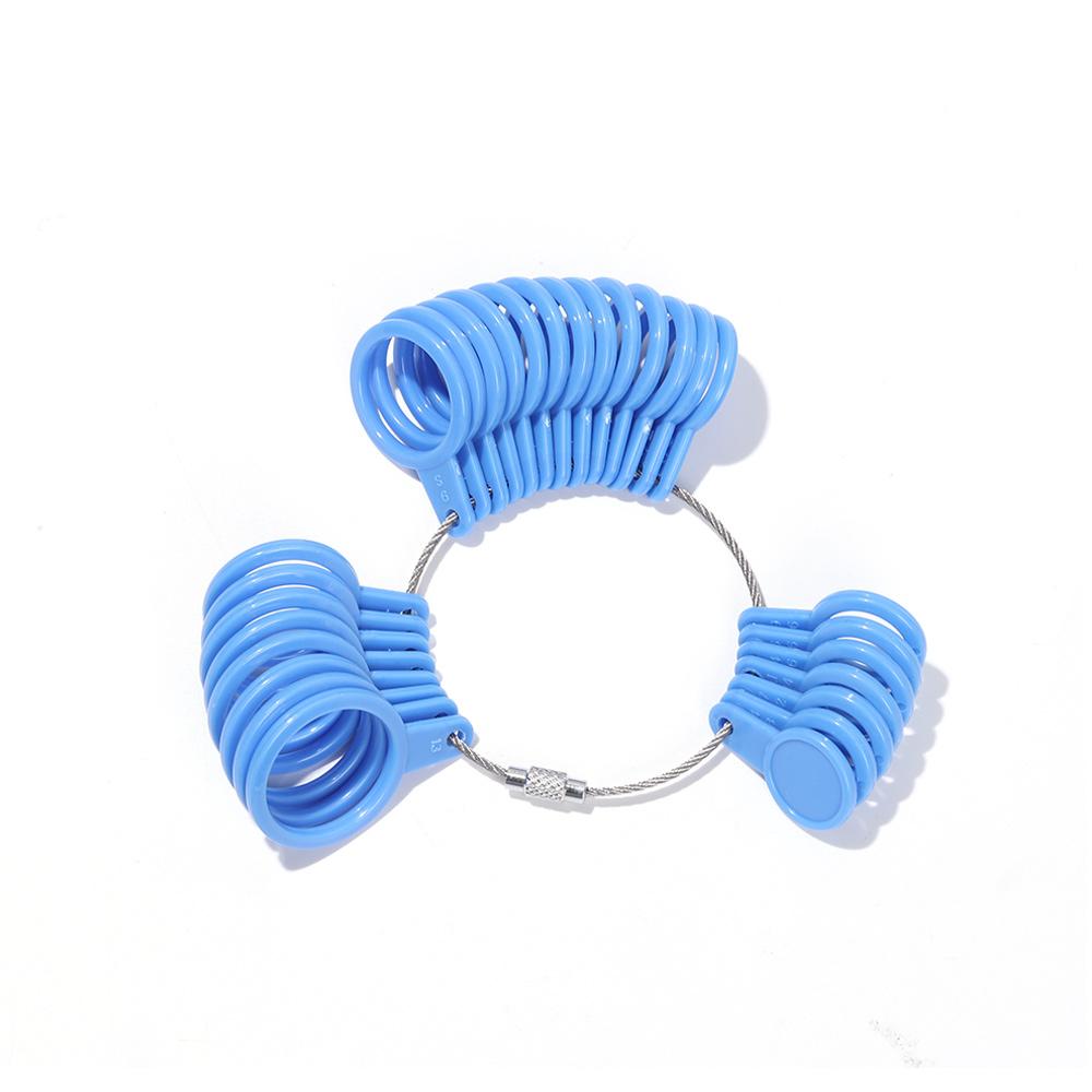 Plastic US/UK Generic Jewelry Size Gauge Tool Loop Jeweler Jewelry Measurement Ring Finger Sizer
