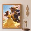 Beauty and The Beast Diamond Paint Painting Art Kit Handmade DIY5D Home Decor Gift