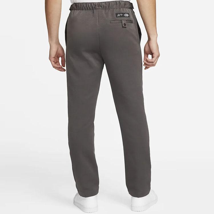 Jordan Прямые повседневные брюки XA Ma Maniére Pure Color с логотипом, осеннее азиатское издание, мужские брюки коричневого цвета DJ9751-293