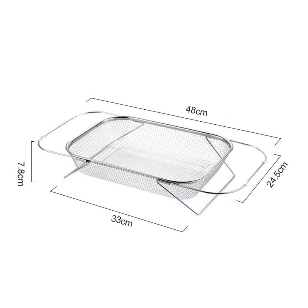 Мелкоячеистая расширяемая дуршлаг для мойки из нержавеющей стали сито для мойки сушилка для посуды овощи