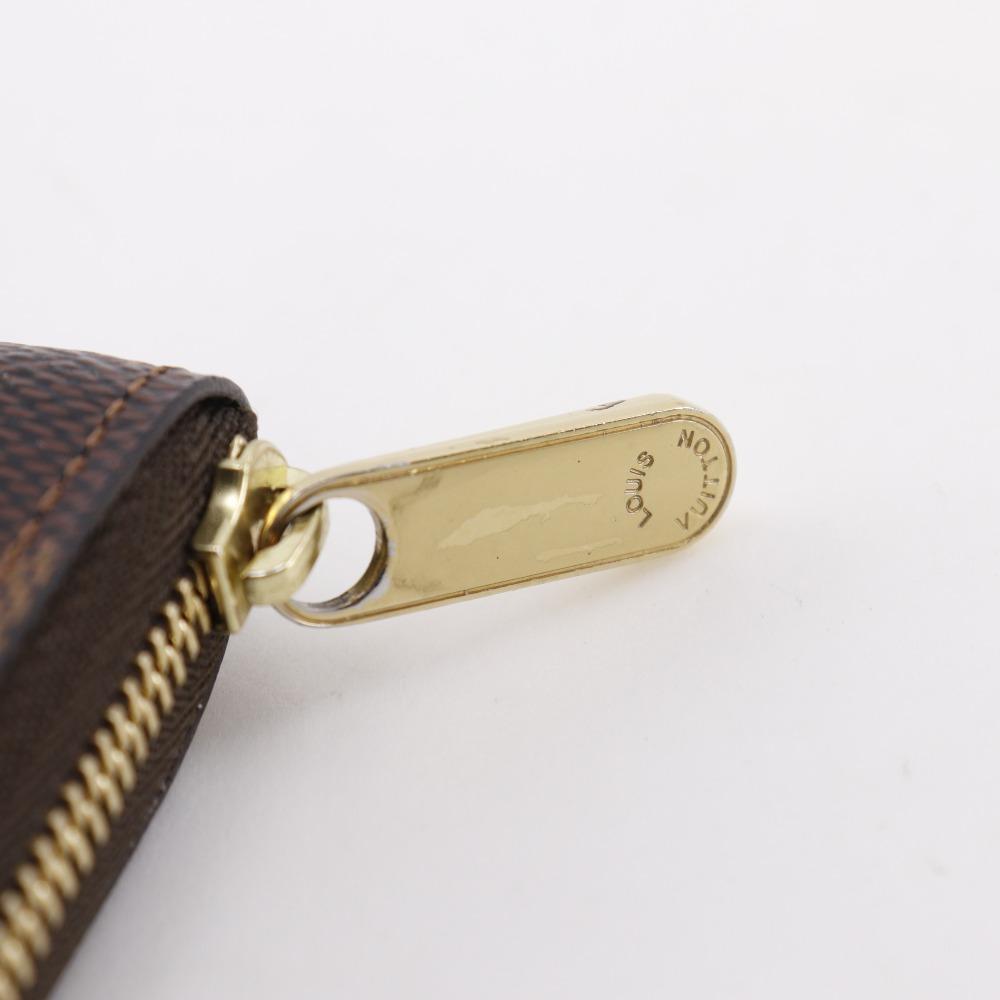 Louis Vuitton Кошелек на молнии Кошелек для монет N63070 Коричневый канва Дамье унисекс Б/у