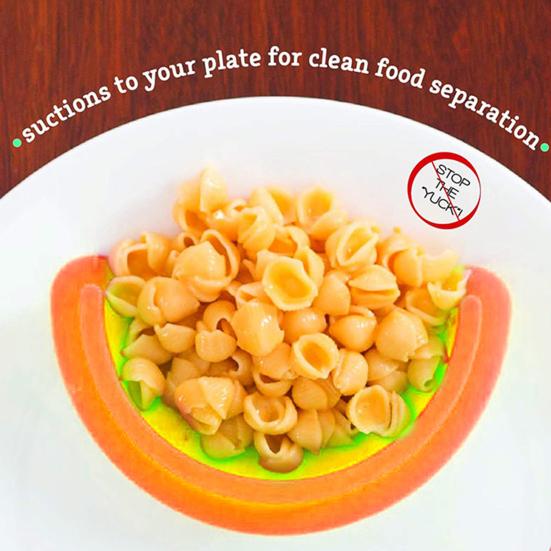 2 шт. разделитель тарелок портативный безопасный силиконовый пищевой разделитель с прочной присоской без бисфенола А аксессуар для сервировки еды