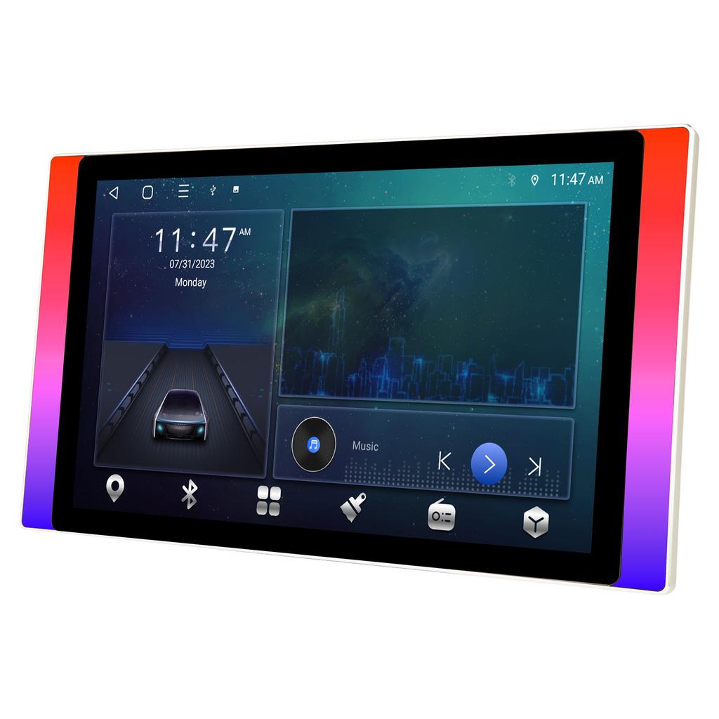 Универсальный экран Android 11,5", беспроводной автомобильный видео-DVD-плеер Carplay, универсальное головное устройство GPS Carplay 5G Wifi BT5.4