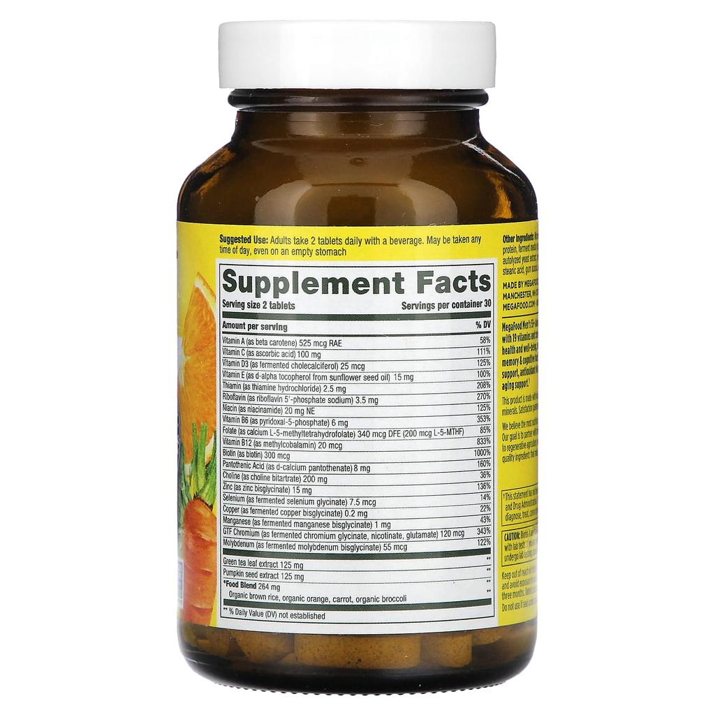 Advanced Multivitamin for Men 55+, 60 Tablets