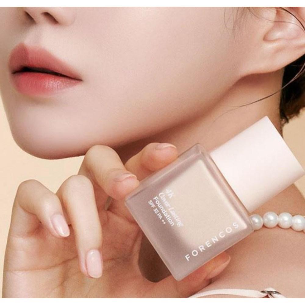 Forencoz 4K Cover Lasting Foundation 30ml, 01 Porcelain, 1 Pc.