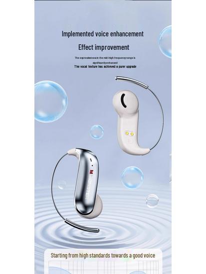 Беспроводные Bluetooth-наушники Monster C01 с открытым ухом и костной проводимостью, ультралегкие, не ощущаемые на ушах, накладные