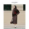 Jiuzi Anna Kouban Style Deconstruction Slanted Waist Half Skirt