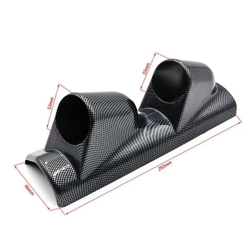 52mm 60mm Universal Car 2 Hole Left/Right Hand Auto Dual Holes A-Pillar Holes Double Hose Guage Holder Pod Modified Instrument
