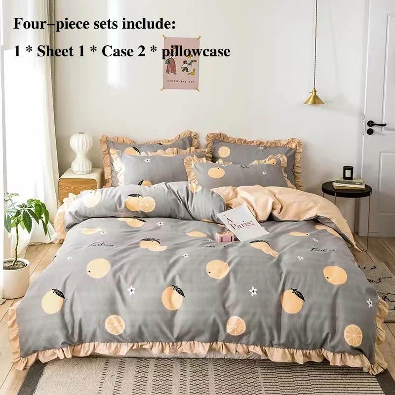 Кровать, состоящая из четырех частей, была с рукавами в комплекте, 1,8 метра, 2 метра, кровать в стиле Qingxianjie, домашнее постельное белье