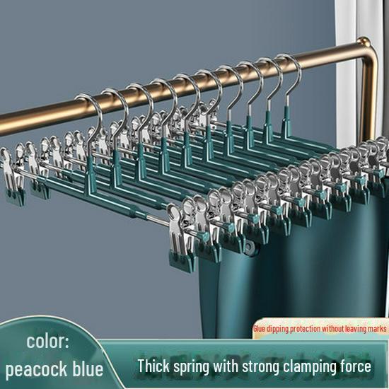 1/5 шт. зажим для вешалки из нержавеющей стали для брюк, зажим для гардероба, противоскользящая прищепка для брюк, вешалка для юбки