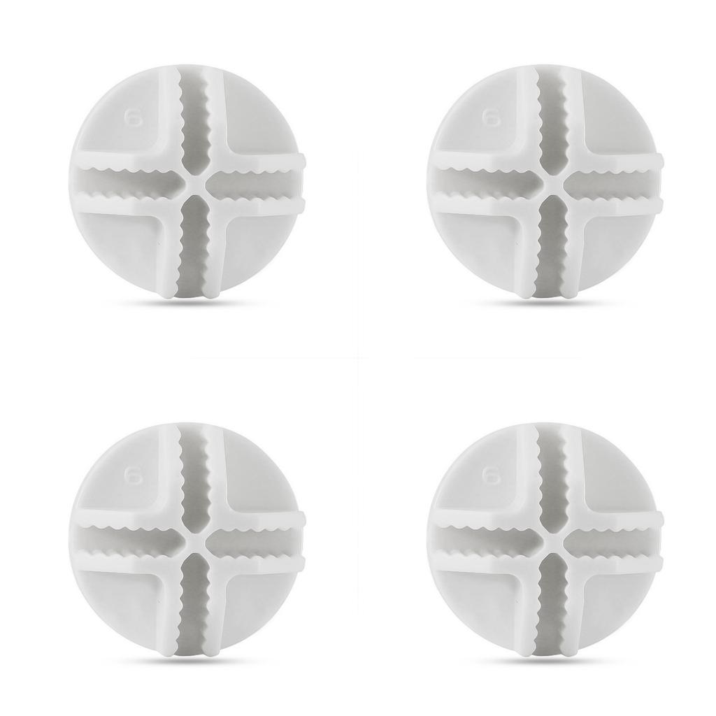 Pack of 4 Multipurpose Grids Connectors Portable Accessory for Wire Shelving Storage Solution and Modulars Closets