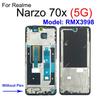Для Realme Narzo 50 50A 50i Pro Prime 60 60X 70X 70 Pro 4G 5G Корпус LCD Рамка LCD Держатель Запчасти для ремонта
