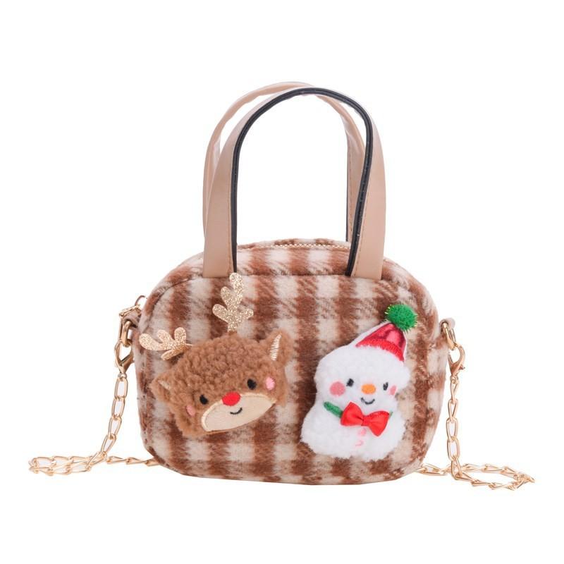 And Fun Breathable Childrens Bag With Eyecatching Christmas Tree And Strap Chain