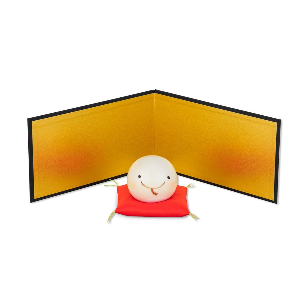 Noren Wooden Zodiac Ornament Snake Gold and Auspicious and Auspicious In Handmade Lucky New Japanese Souvenir (Usaburo Kokeshi, Yurakoro, Set, Screen,