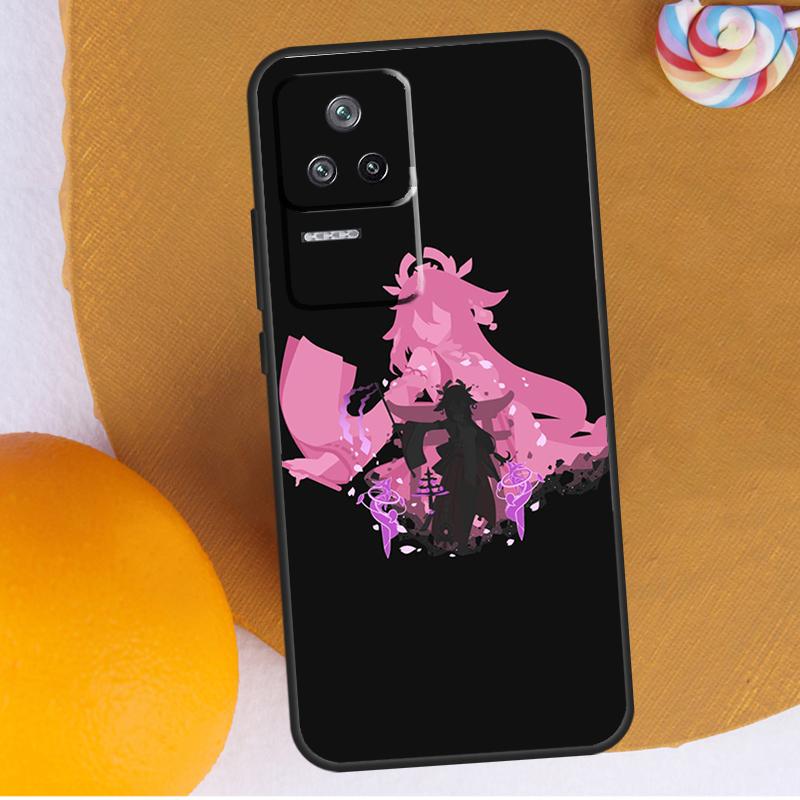 Чехол для телефона Genshin Impact Яэ Мико Для POCO F3 F4 GT M4 M5 X3 X4 Pro Для Xiaomi 12S Ultra 12T 11T Pro 12 11 Lite