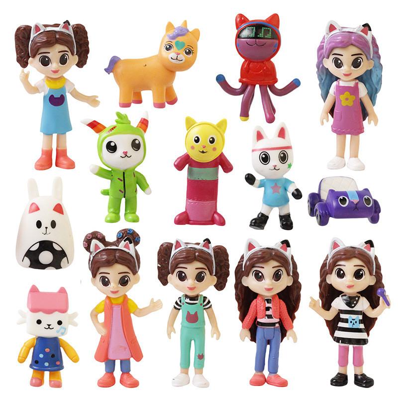 ПВХ Фигурки Габби Кукольный домик Модель Игрушка Настольное украшение Аниме Подарок