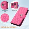 Чехол-кошелек из 6-цветной искусственной кожи с узором в ромбовидную клетку для Huawei P20, P30, P40, Y7a... Honor X6a, X7a, X7b, X8, X8a, X8b, X9a, X9b...
