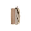 COACH Soft Tabby 26 solid color quilted stripe logo zipper bag cow leather hand shoulder bag medium size women's ivory