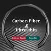 Чехол на руль автомобиля из углеродного волокна, вогнуто-выпуклый дизайн, нескользящий, универсальный 38 см 15 дюймов для Toyota Camry Prius Corolla Rav4