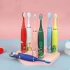 Sonic Children'S Electric Toothbrush 3 To 12 Years Old Teeth Cleanoral Bacteria