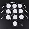 10Pcs Tens Therapy Round Electrode Pads Electrode Patch for Therapy Machine 4Cm
