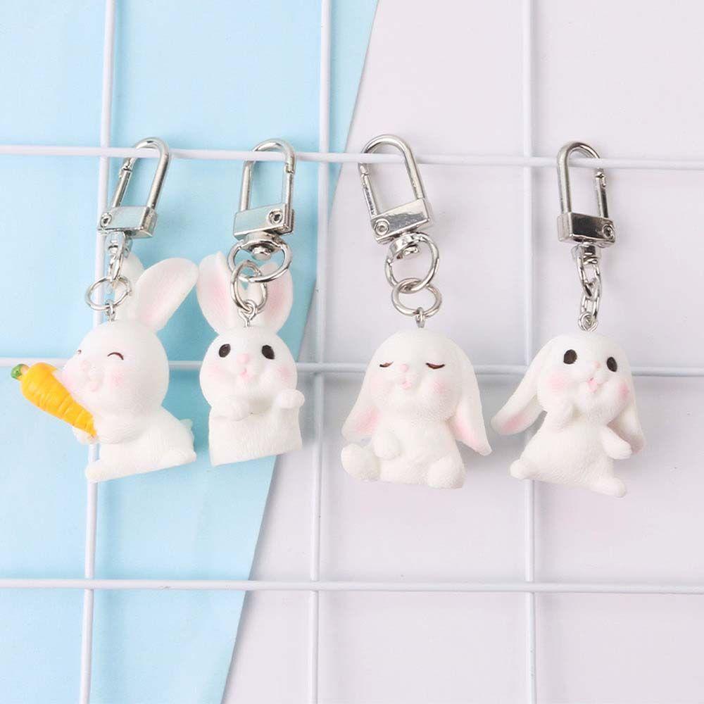 Bag Trinket Car Interior Accessories Keyring Ornaments Rabbit Key Chain Key Chain Pendant Key Rings