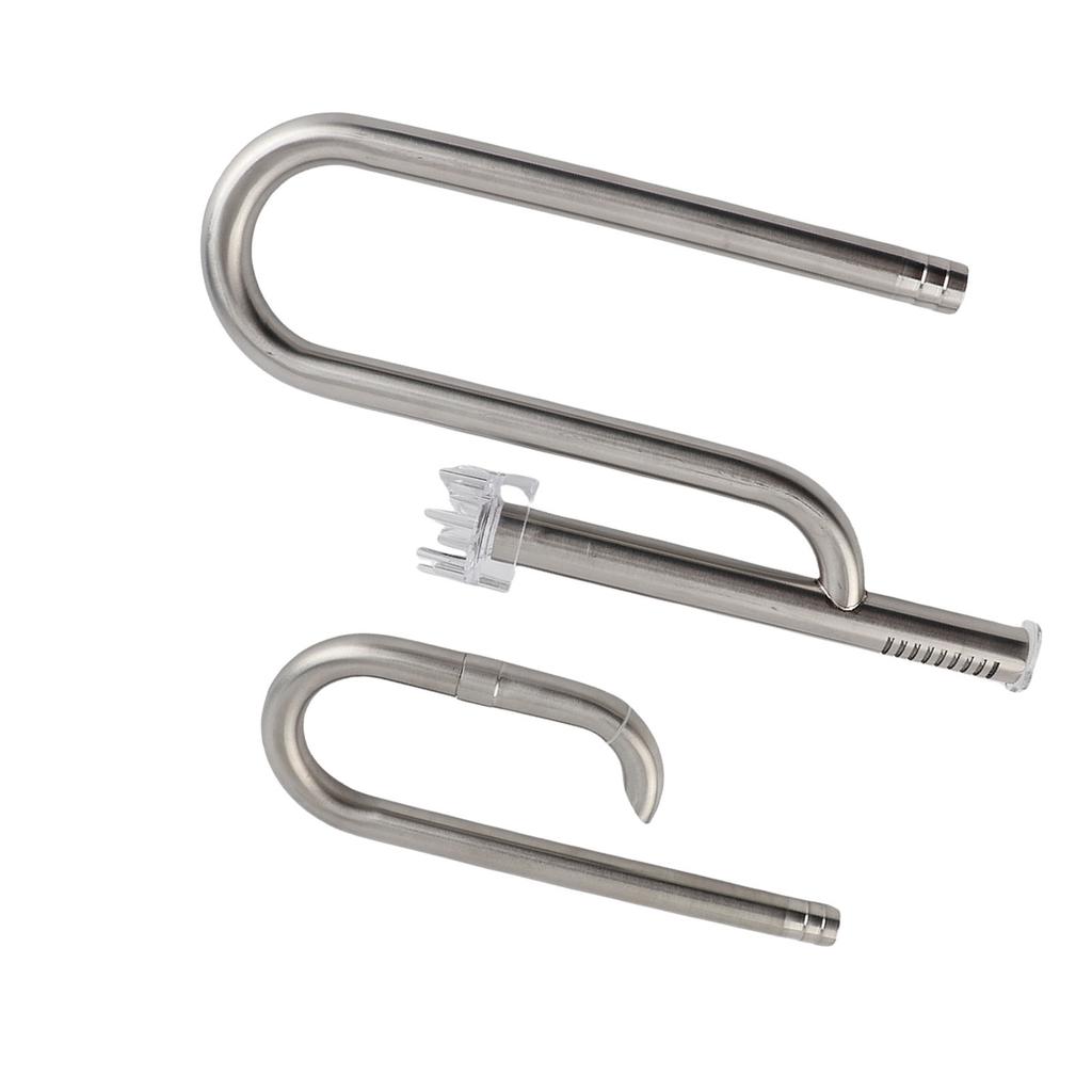 Fish Tank Stainless Steel Pipe Surface Skimmer Aquarium Inflow and Outflow Pipe Set16 Pipe Surface Skimmer
