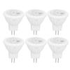 6pcs Brightness Dimming LED Spot Light Bulbs 360LM MR11 LED Landscape Track Light with Ceramic GU4