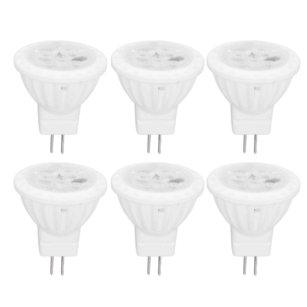 6 шт. Яркость затемнения светодиодных лампочек Spot Light 360LM MR11 LED Landscape Track Light с керамическим GU4
