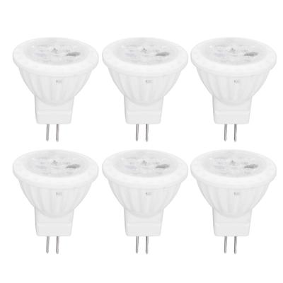 6 шт. Яркость затемнения светодиодных лампочек Spot Light 360LM MR11 LED Landscape Track Light с керамическим GU4