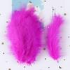 50Pcs Natural Turkey Marabou Feathers Multicolors Fluffy Marabou Feather For Party Costume Jewelry Making Decoration Plumas