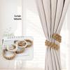 Скандинавские подхваты для штор из пеньковой веревки, ручной работы из хлопка, универсальный стиль