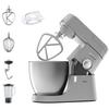 Robot Pâtissier KENWOOD KVL4110S Chef XL - Bol Inox 6,7 L - Kit Pâtisserie Et Blender Inclus - Mouvement Planétaire - Silver