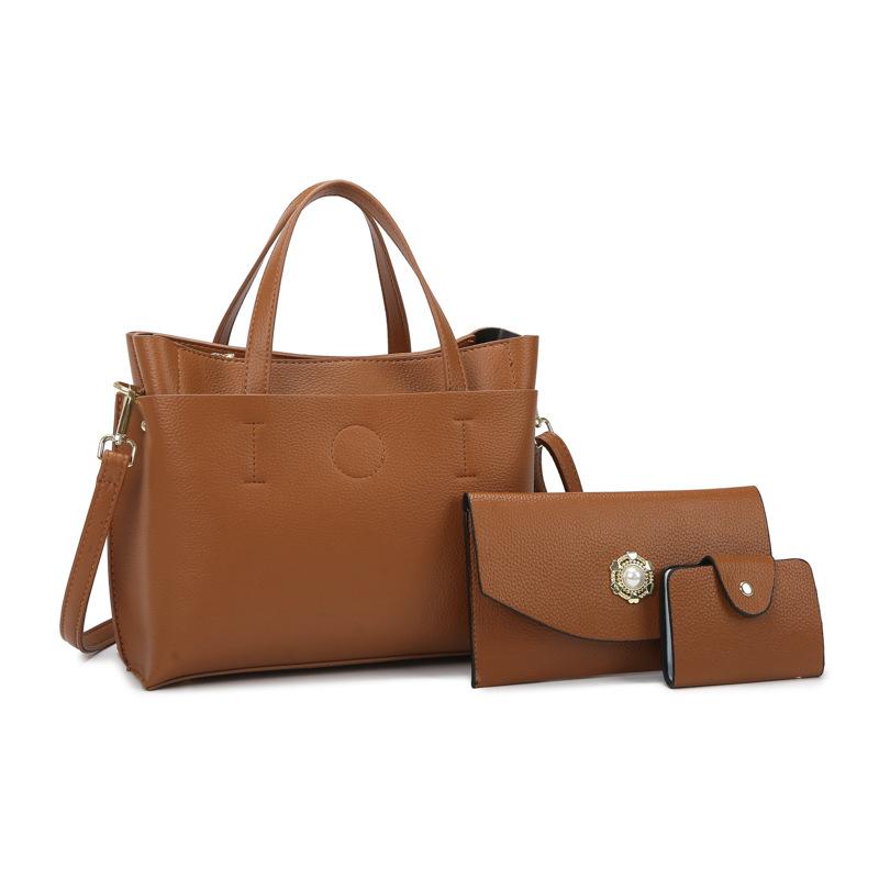 2025 New Women's Commuter Tote Bag Large Capacity Leather Shoulder Bag Fashionable Unique Design