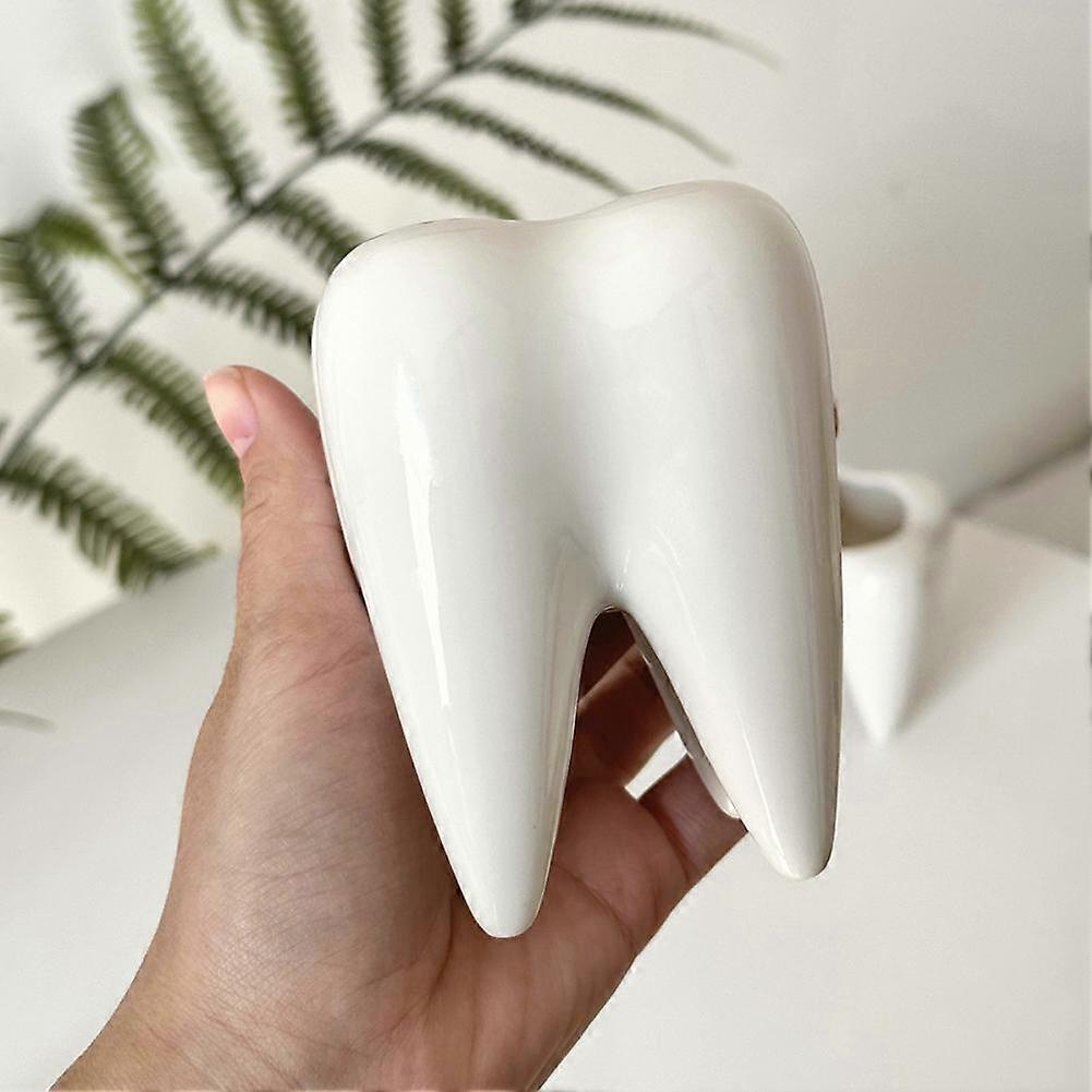 Toothbrush Storage Rack Personality Decoration Teeth Pen Holder Creative Birthday Gift Ornament Desktop Office Desk